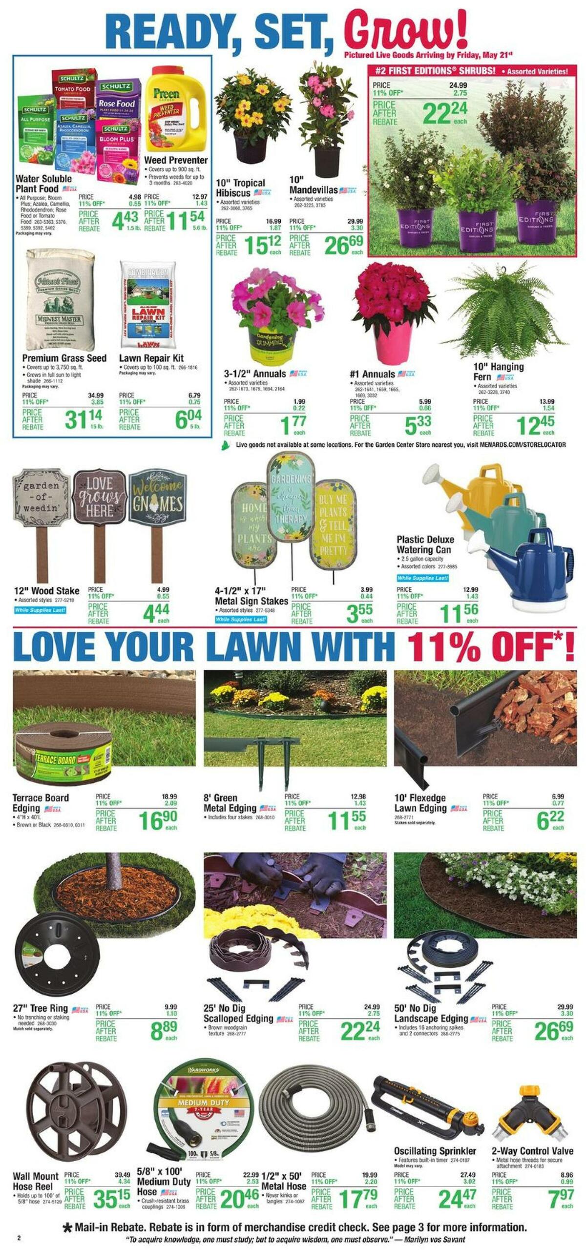 Menards Memorial Day Fun Weekly Ad from May 20