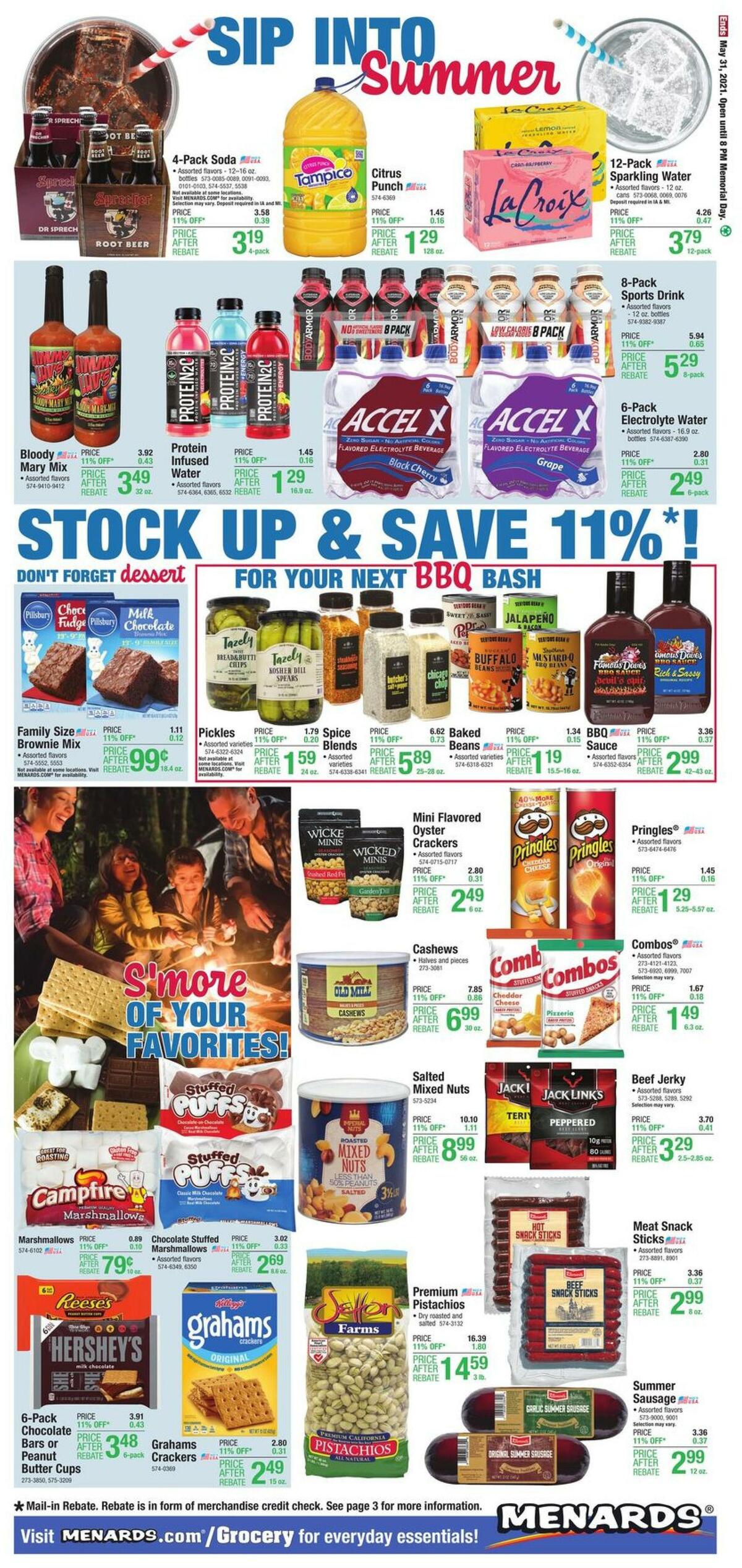 Menards Memorial Day Fun Weekly Ad from May 20