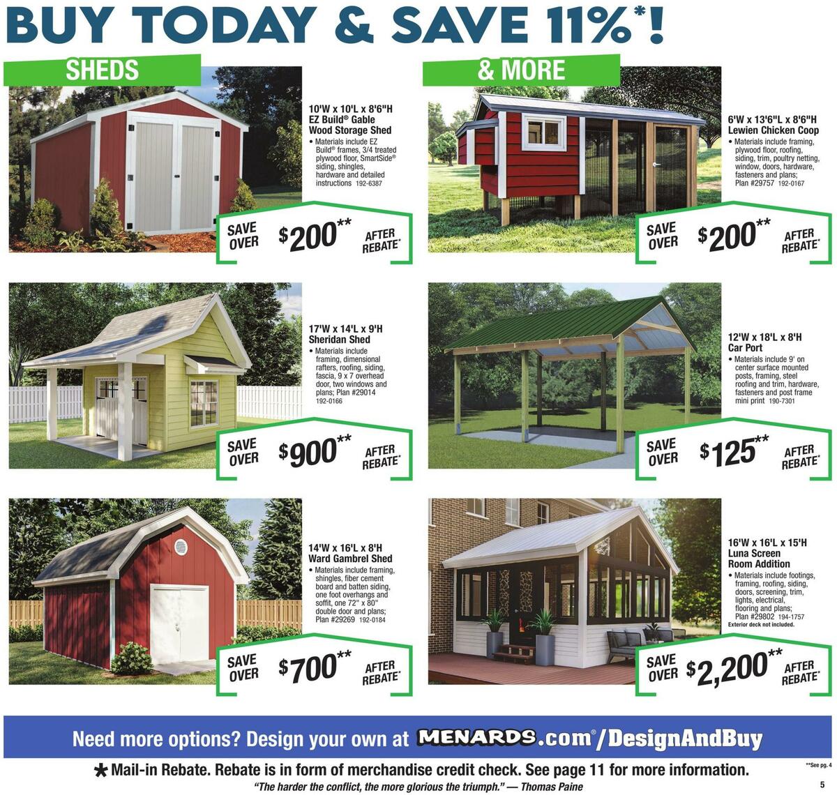 Menards Weekly Ad from June 3