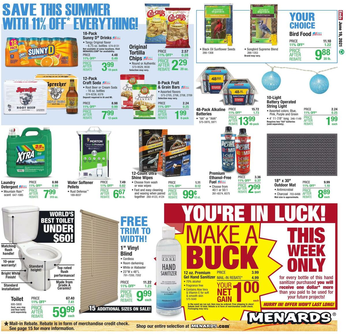 Menards Weekly Ad from June 10