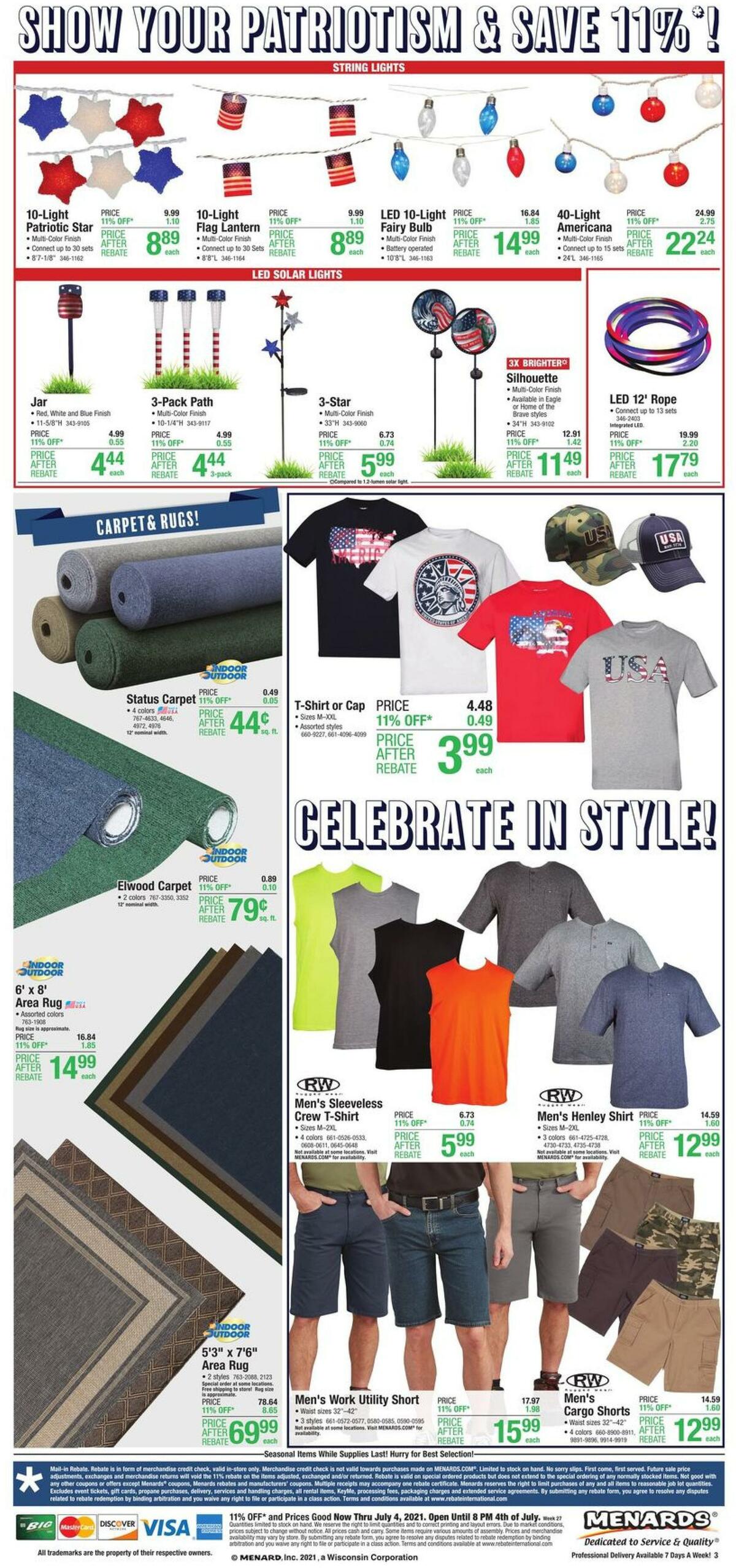 Menards 4TH OF JULY FUN! Weekly Ad from June 24