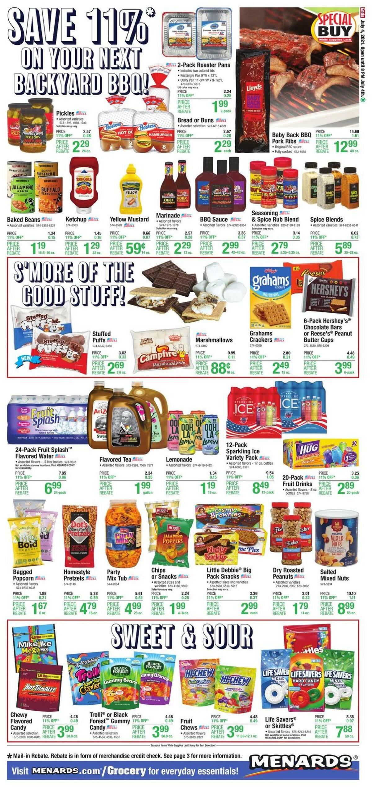 Menards 4TH OF JULY FUN! Weekly Ad from June 24
