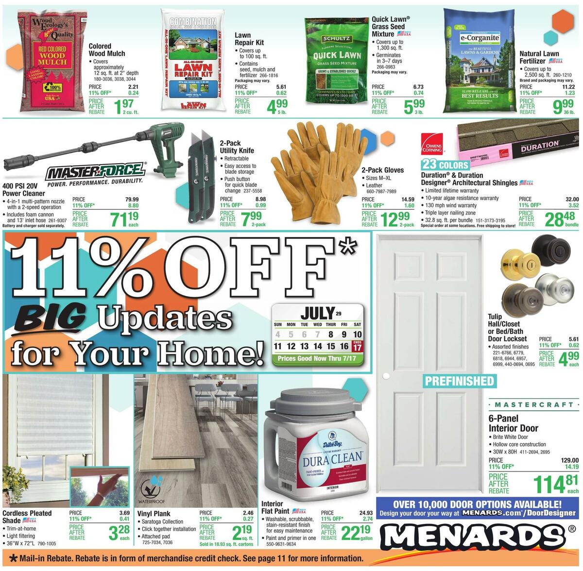 Menards Weekly Ad from July 8