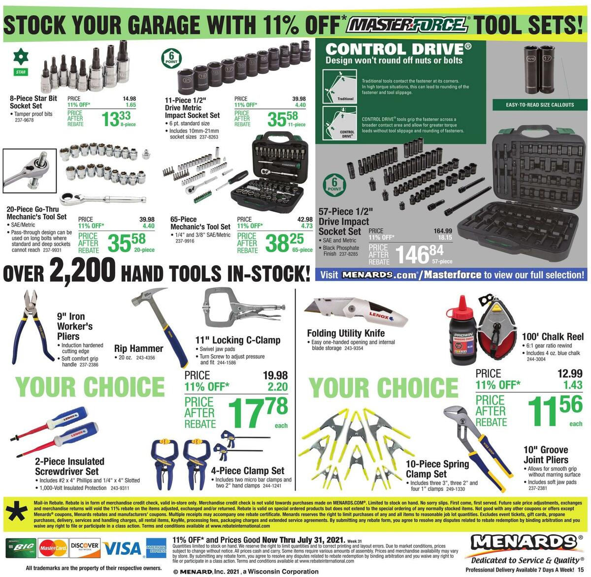 Menards Weekly Ad from July 22