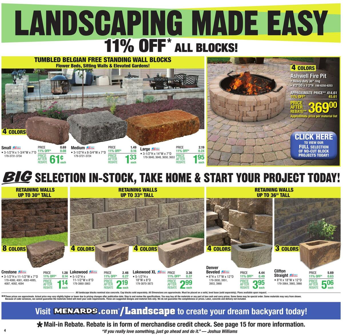 Menards Weekly Ad from July 22