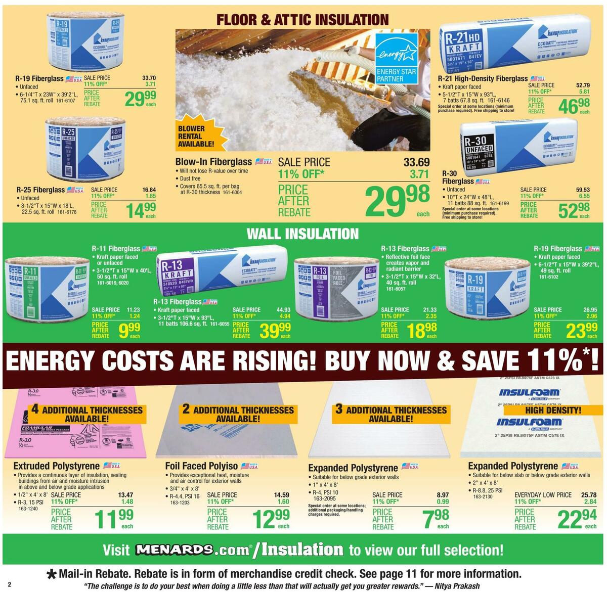 Menards Weekly Ad from September 9