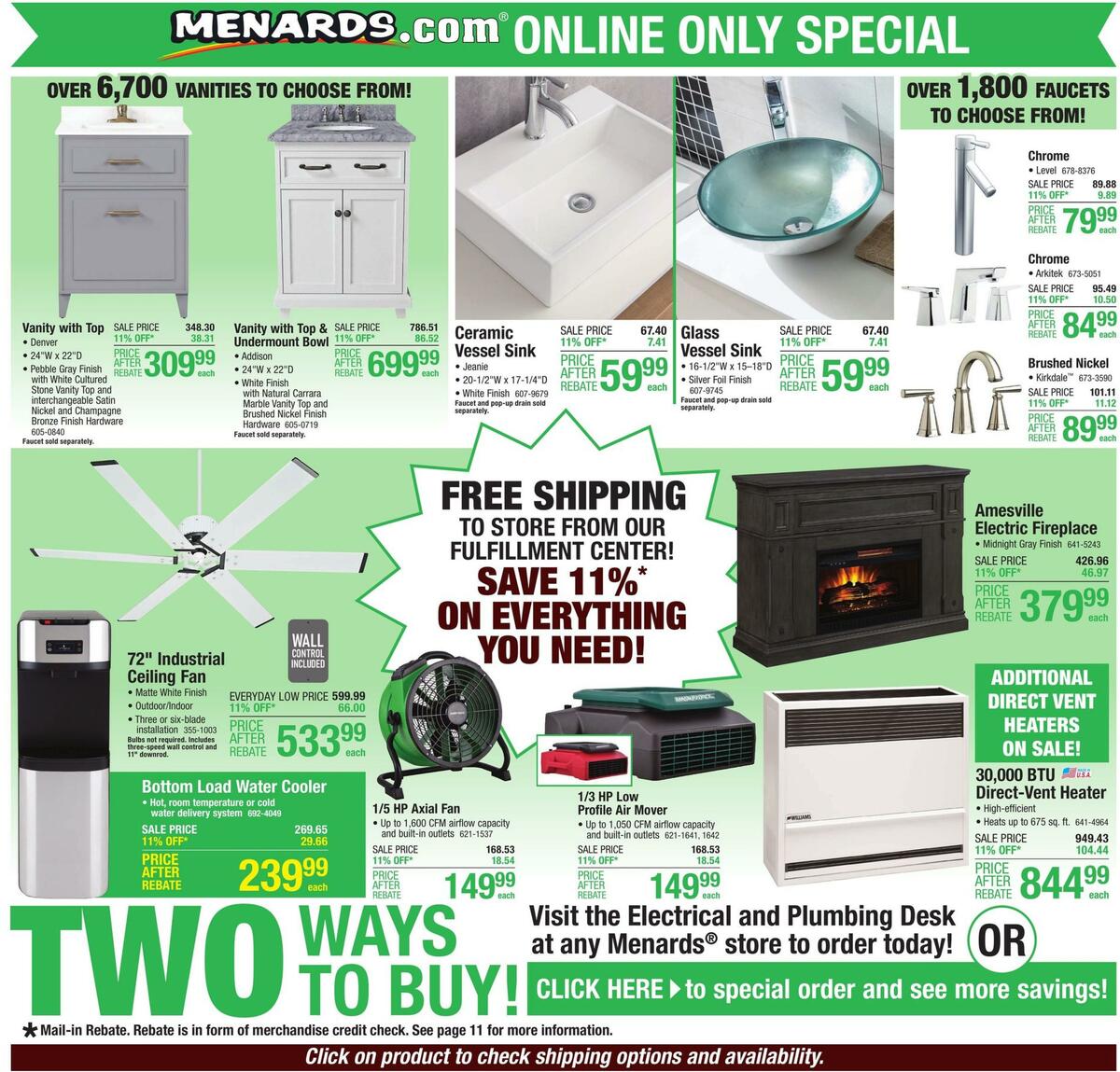 Menards Weekly Ad from September 9