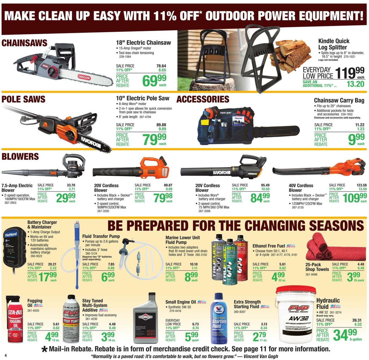 Menards Weekly Ad from September 9