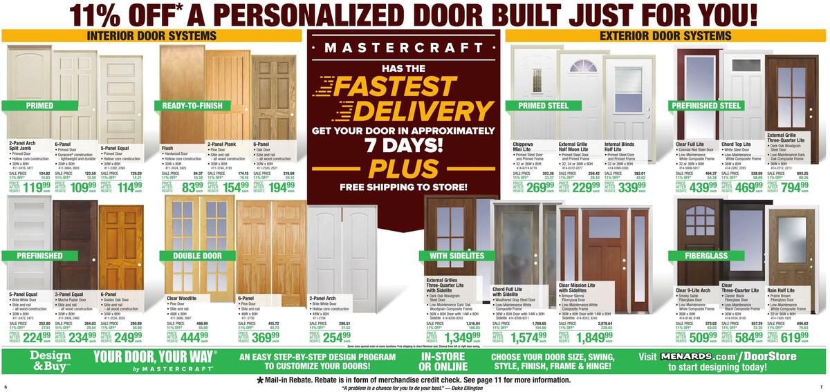 Menards Weekly Ad from September 9