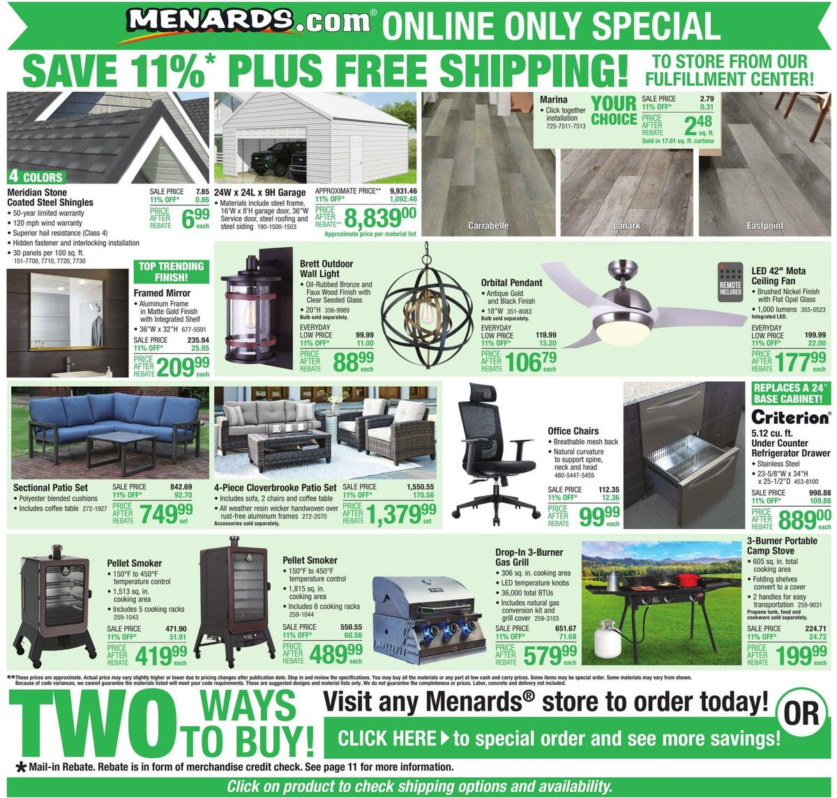Menards Weekly Ad from September 30