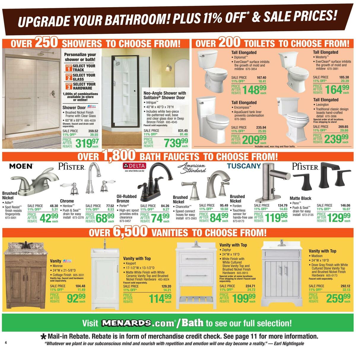 Menards Weekly Ad from October 21