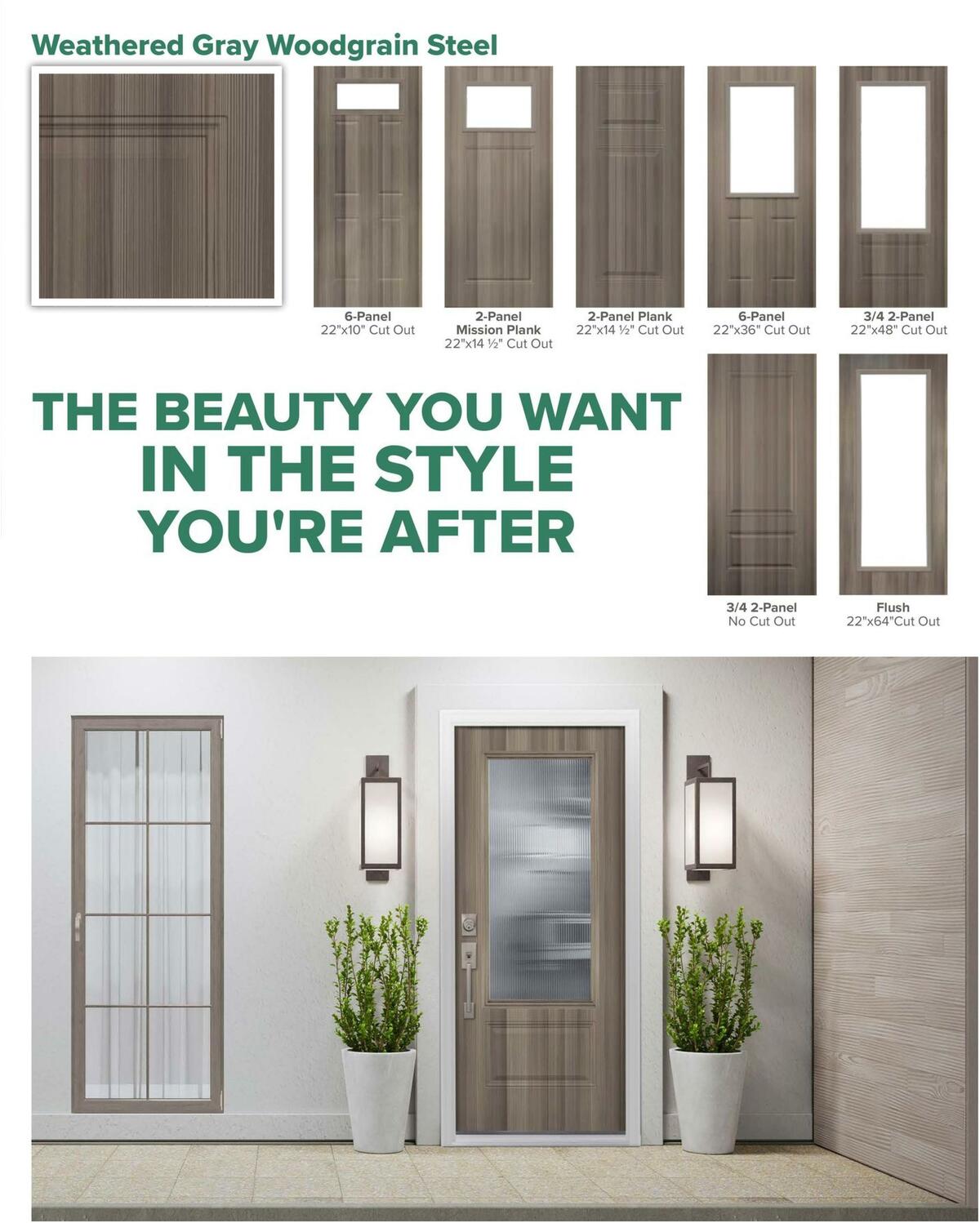 Menards Mastercraft 2022 Exterior Door Trends Weekly Ad from November 1