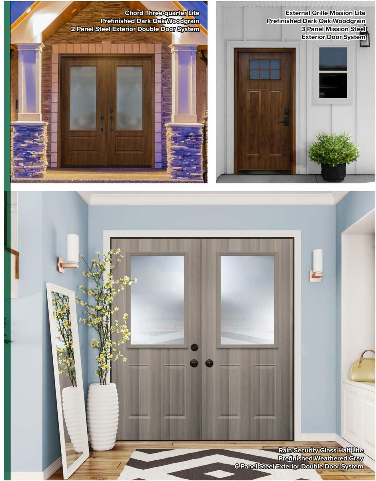 Menards Mastercraft 2022 Exterior Door Trends Weekly Ad from November 1