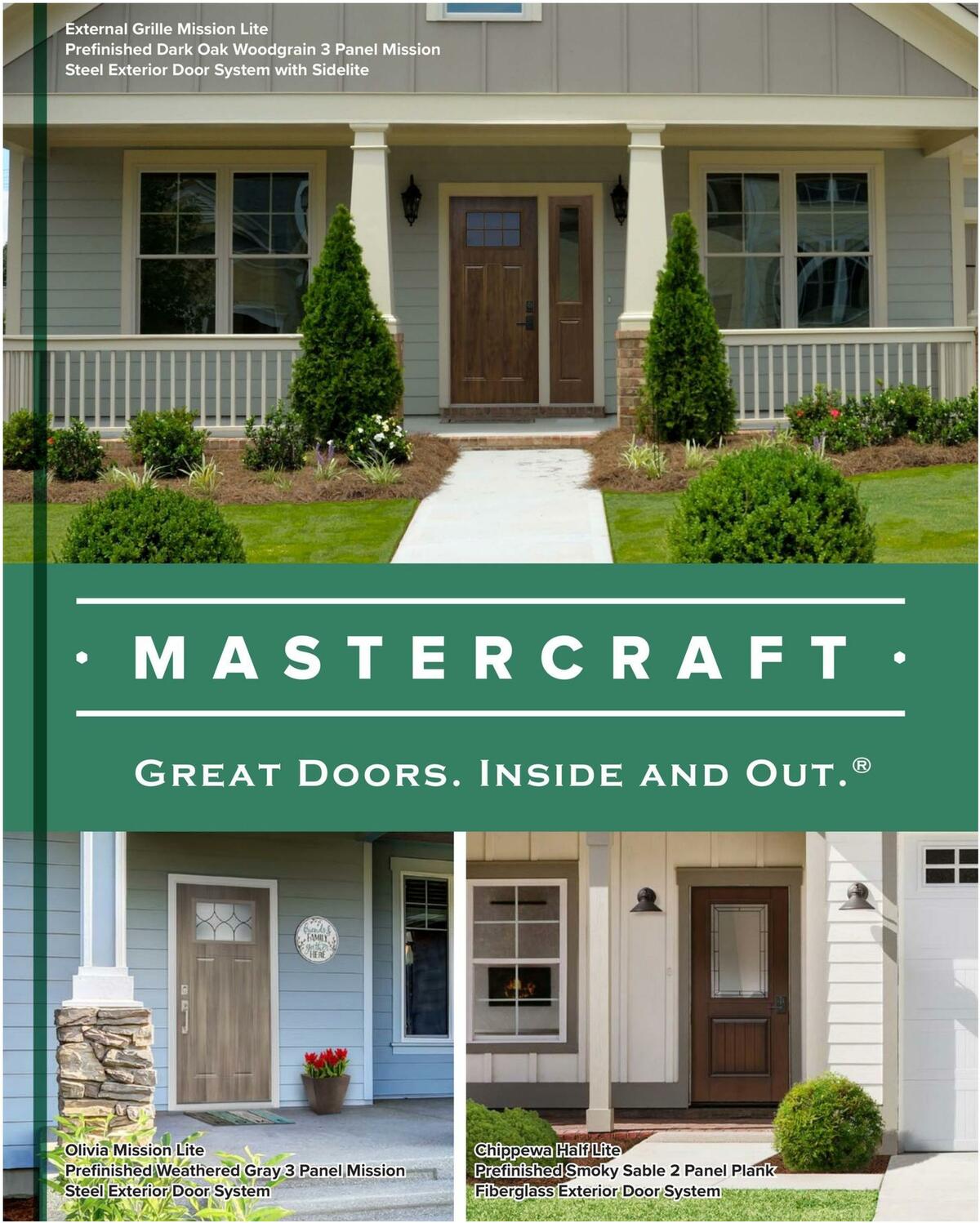 Menards Mastercraft 2022 Exterior Door Trends Weekly Ad from November 1
