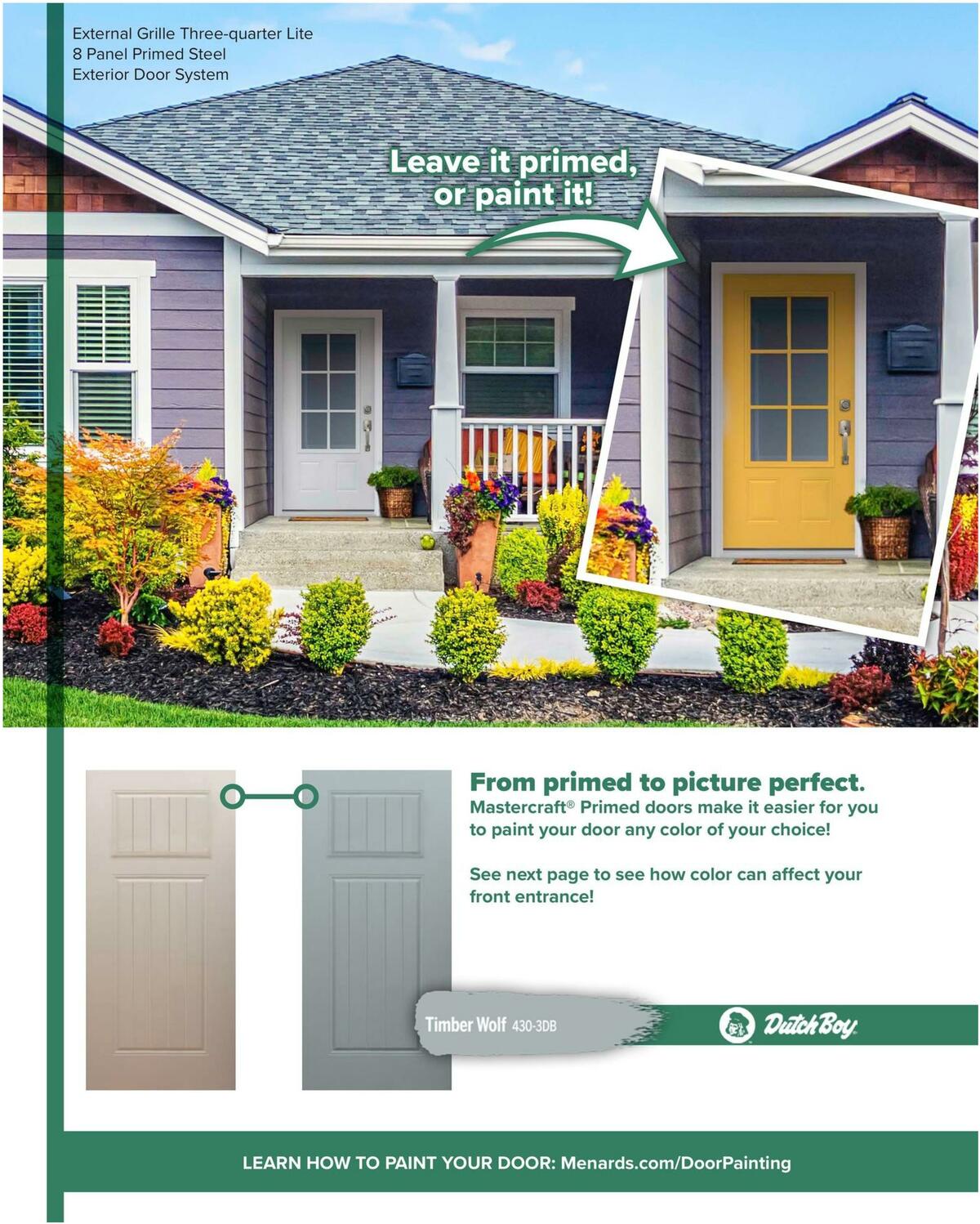 Menards Mastercraft 2022 Exterior Door Trends Weekly Ad from November 1