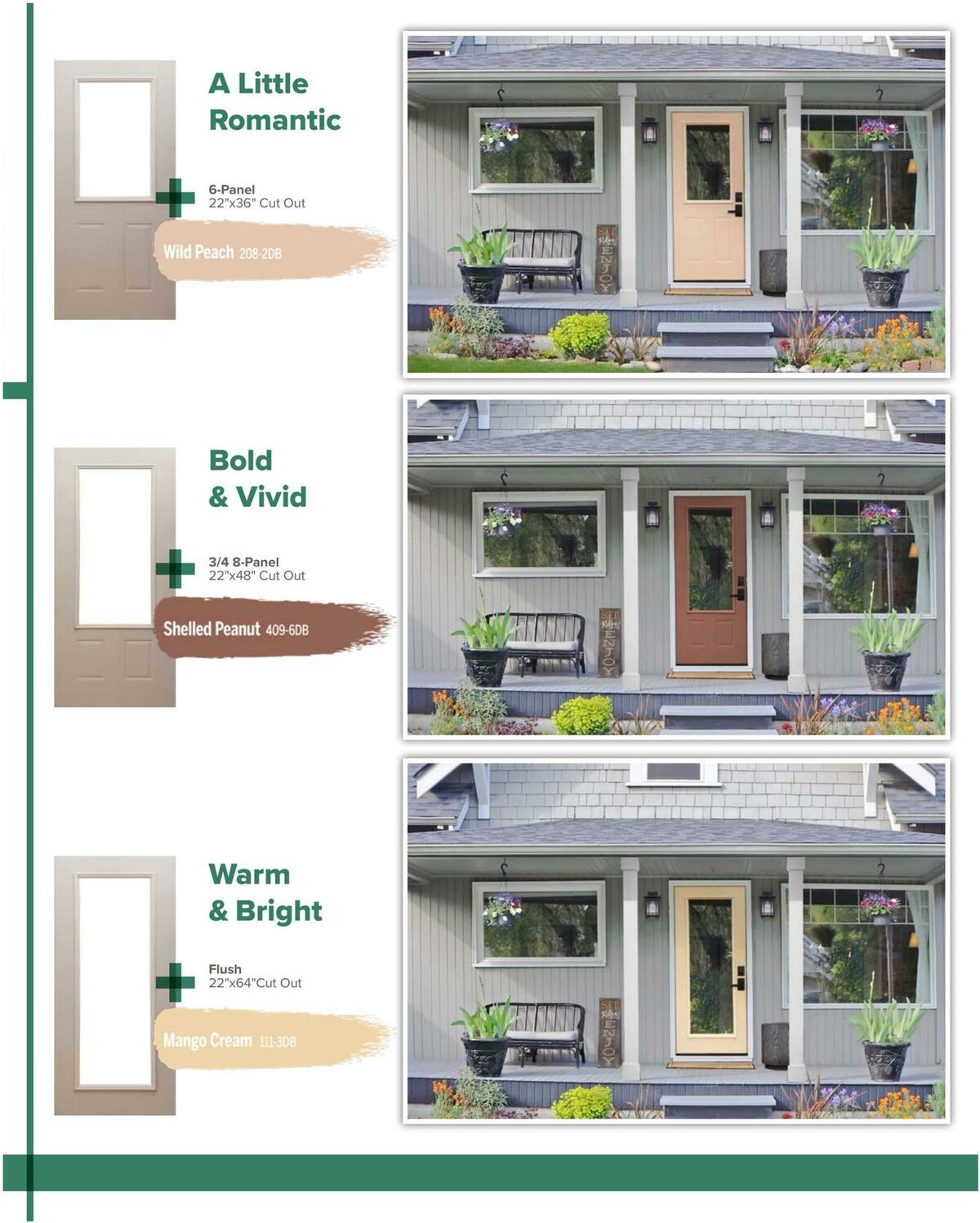 Menards Mastercraft 2022 Exterior Door Trends Weekly Ad from November 1