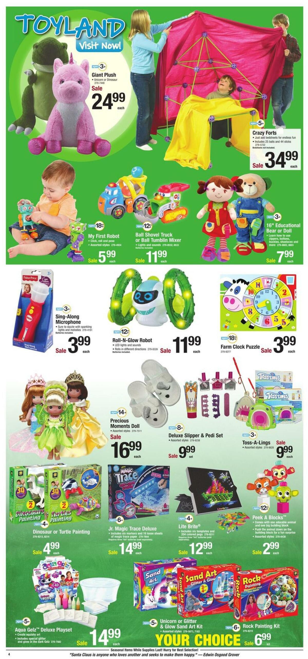 Menards Christmas Gifts & Decor Weekly Ad from December 3