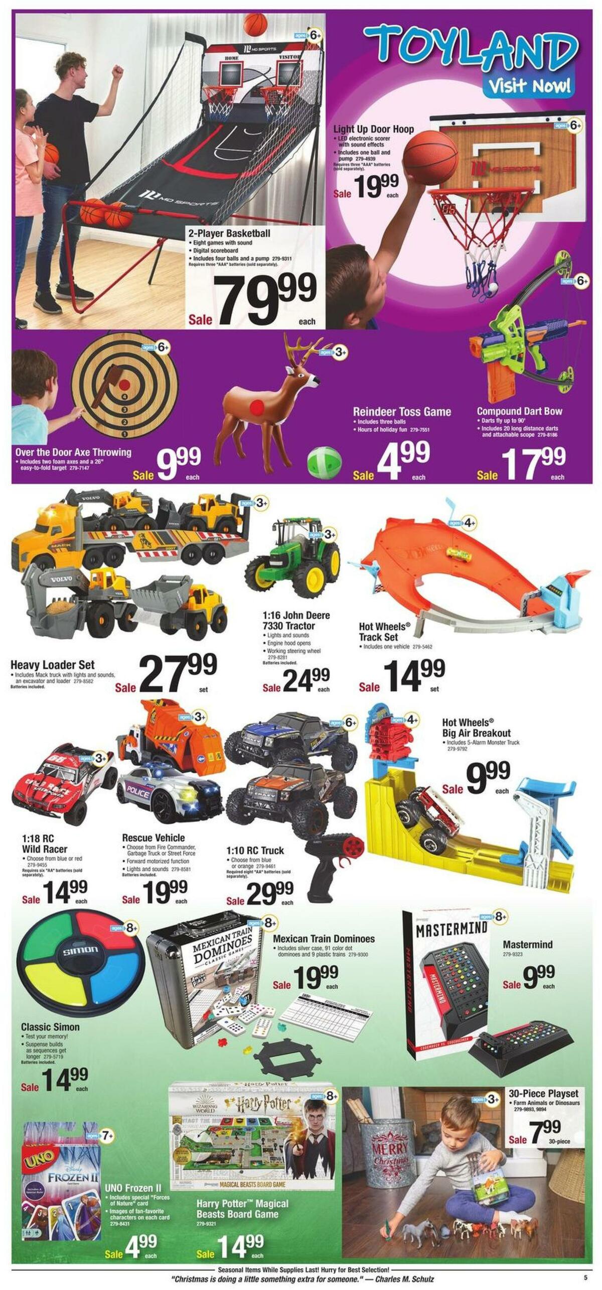 Menards Christmas Gifts & Decor Weekly Ad from December 3