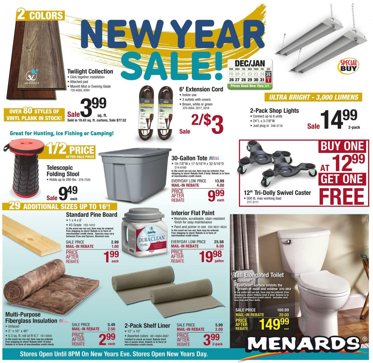 Menards Weekly Ad from December 26