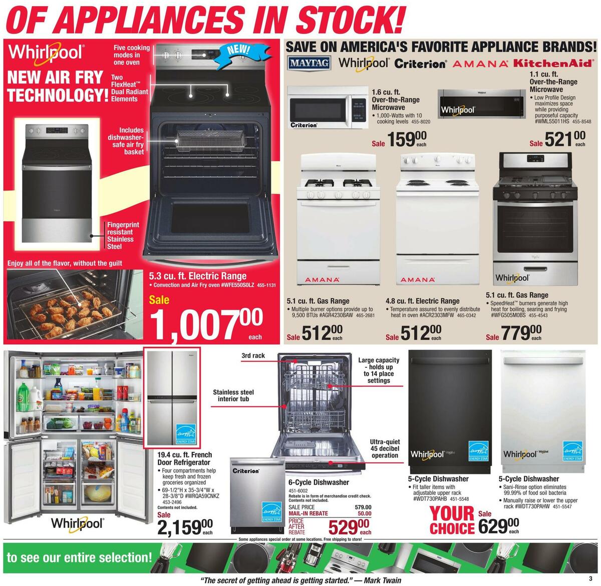 Menards Weekly Ad from January 2
