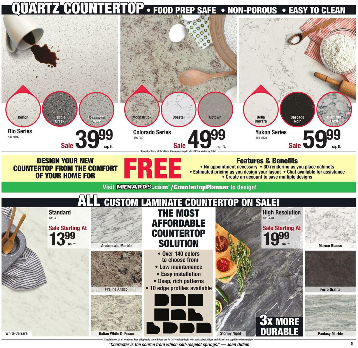 Menards Weekly Ad from January 2
