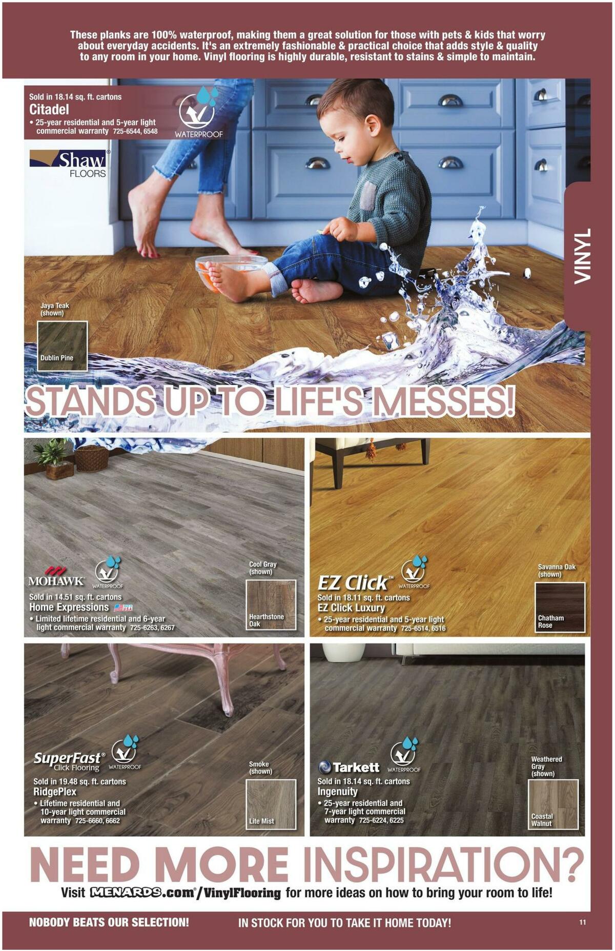 Menards Floor Coverings Catalog Weekly Ad from December 15