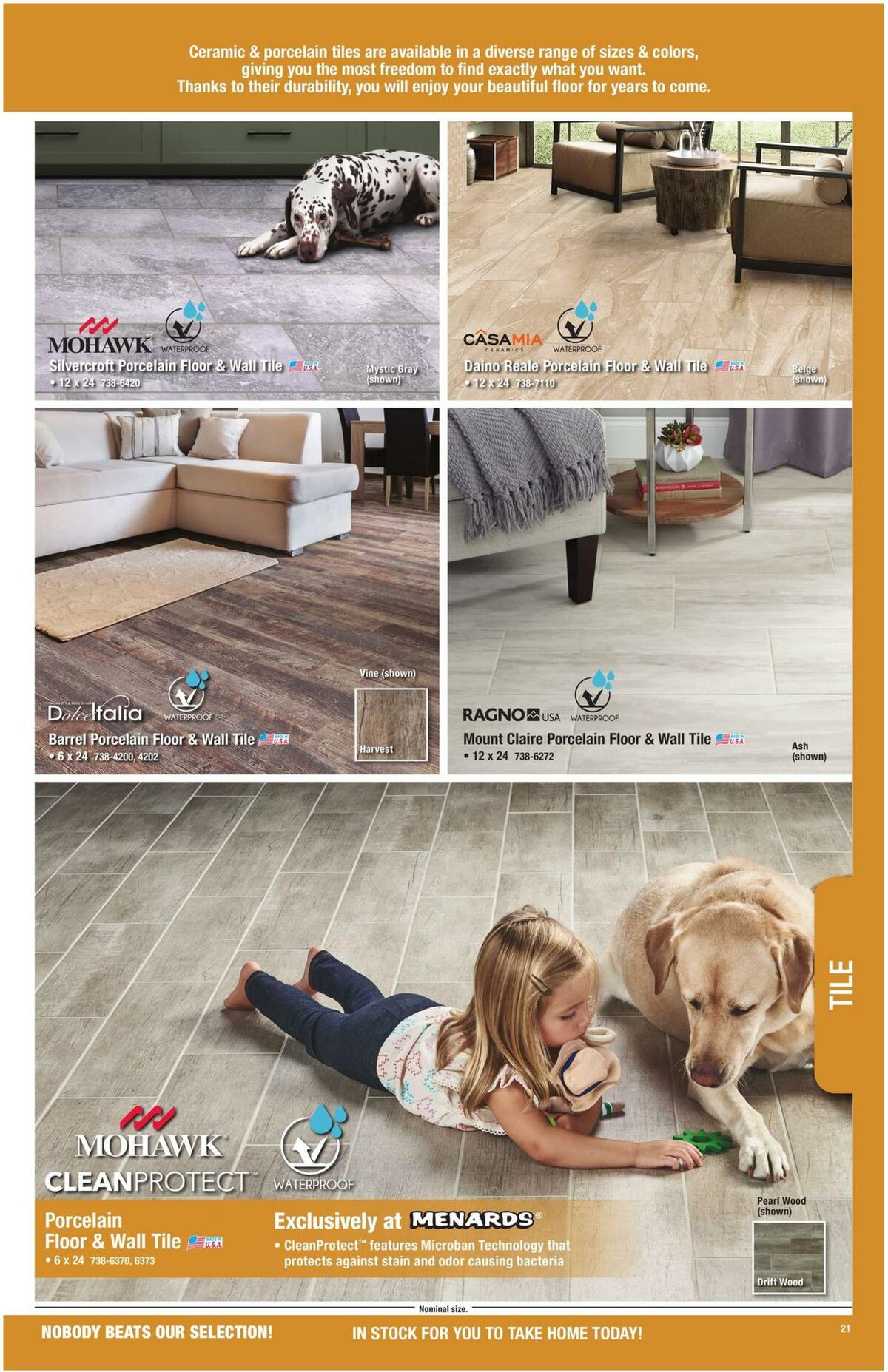 Menards Floor Coverings Catalog Weekly Ad from December 15