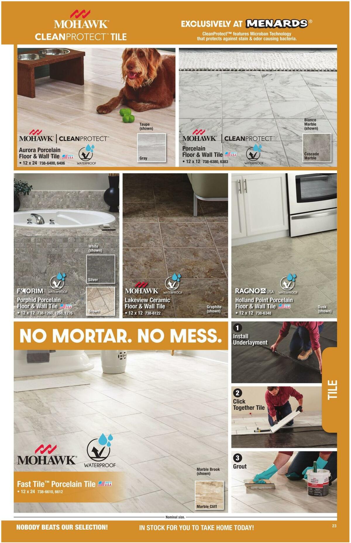 Menards Floor Coverings Catalog Weekly Ad from December 15