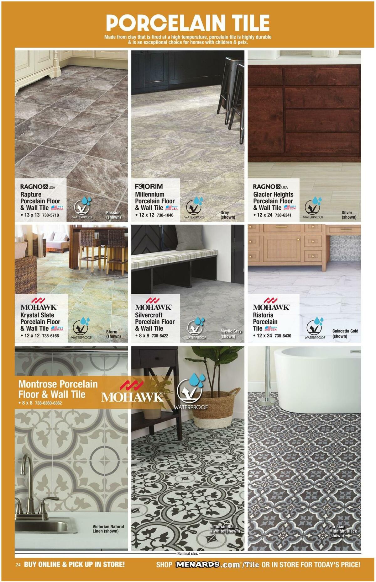 Menards Floor Coverings Catalog Weekly Ad from December 15