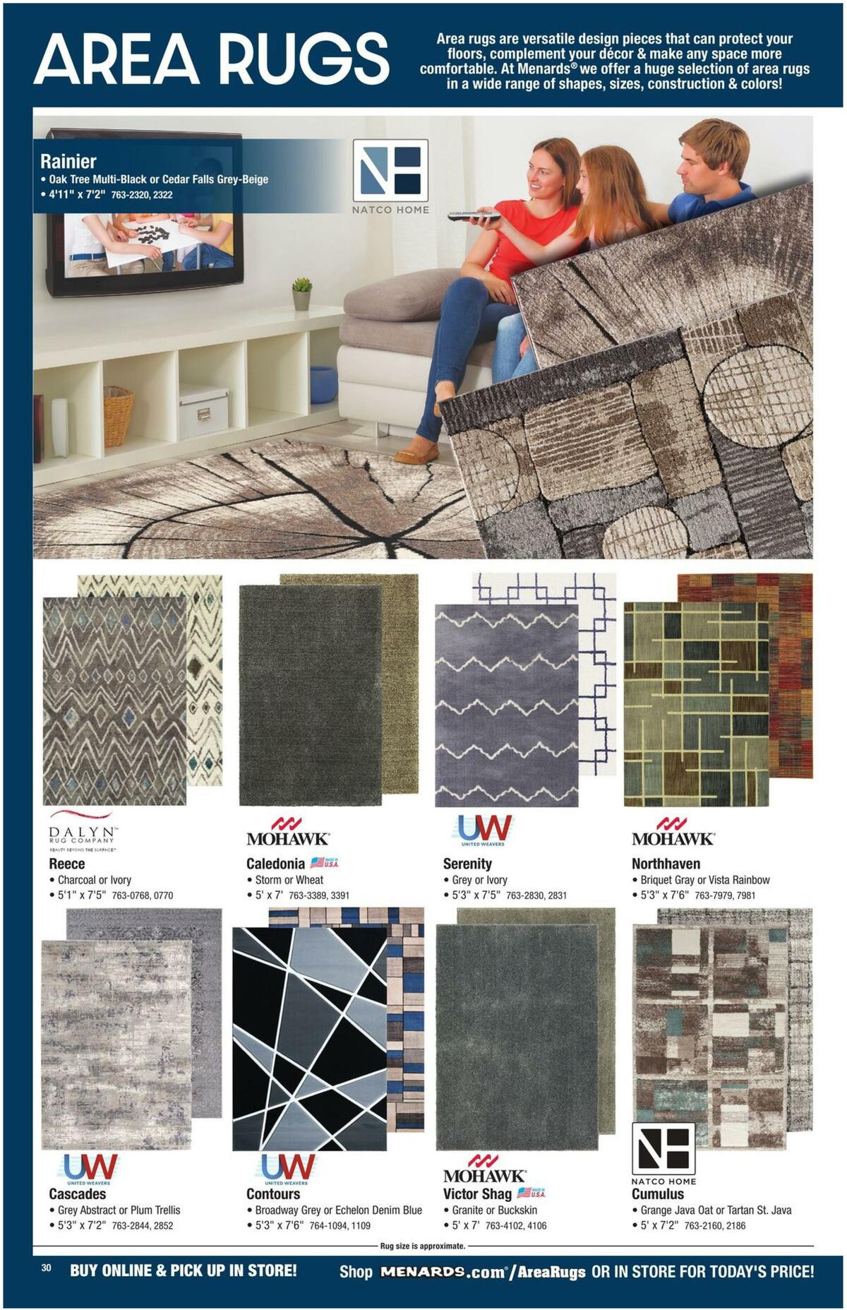 Menards Floor Coverings Catalog Weekly Ad from December 15