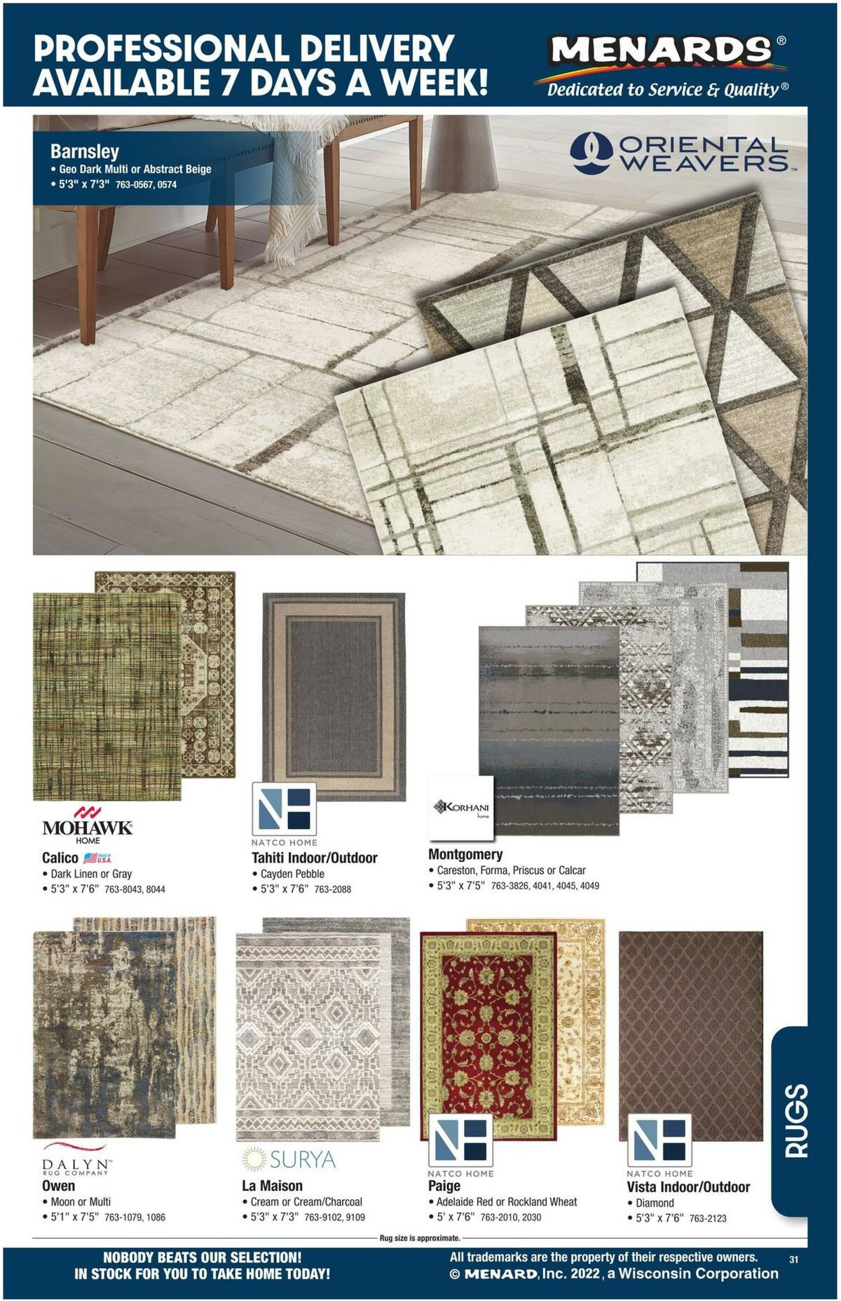 Menards Floor Coverings Catalog Weekly Ad from December 15