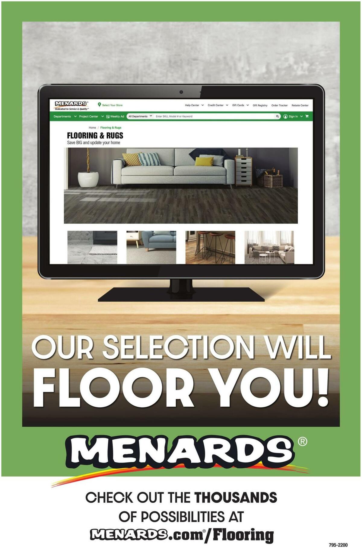 Menards Floor Coverings Catalog Weekly Ad from December 15