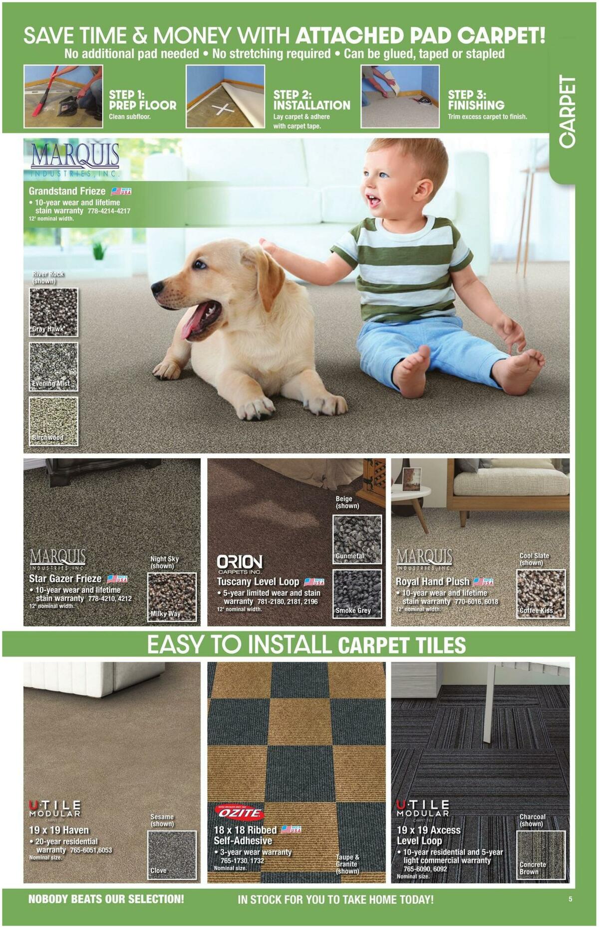 Menards Floor Coverings Catalog Weekly Ad from December 15