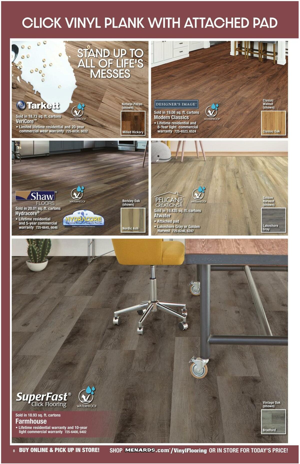 Menards Floor Coverings Catalog Weekly Ad from December 15