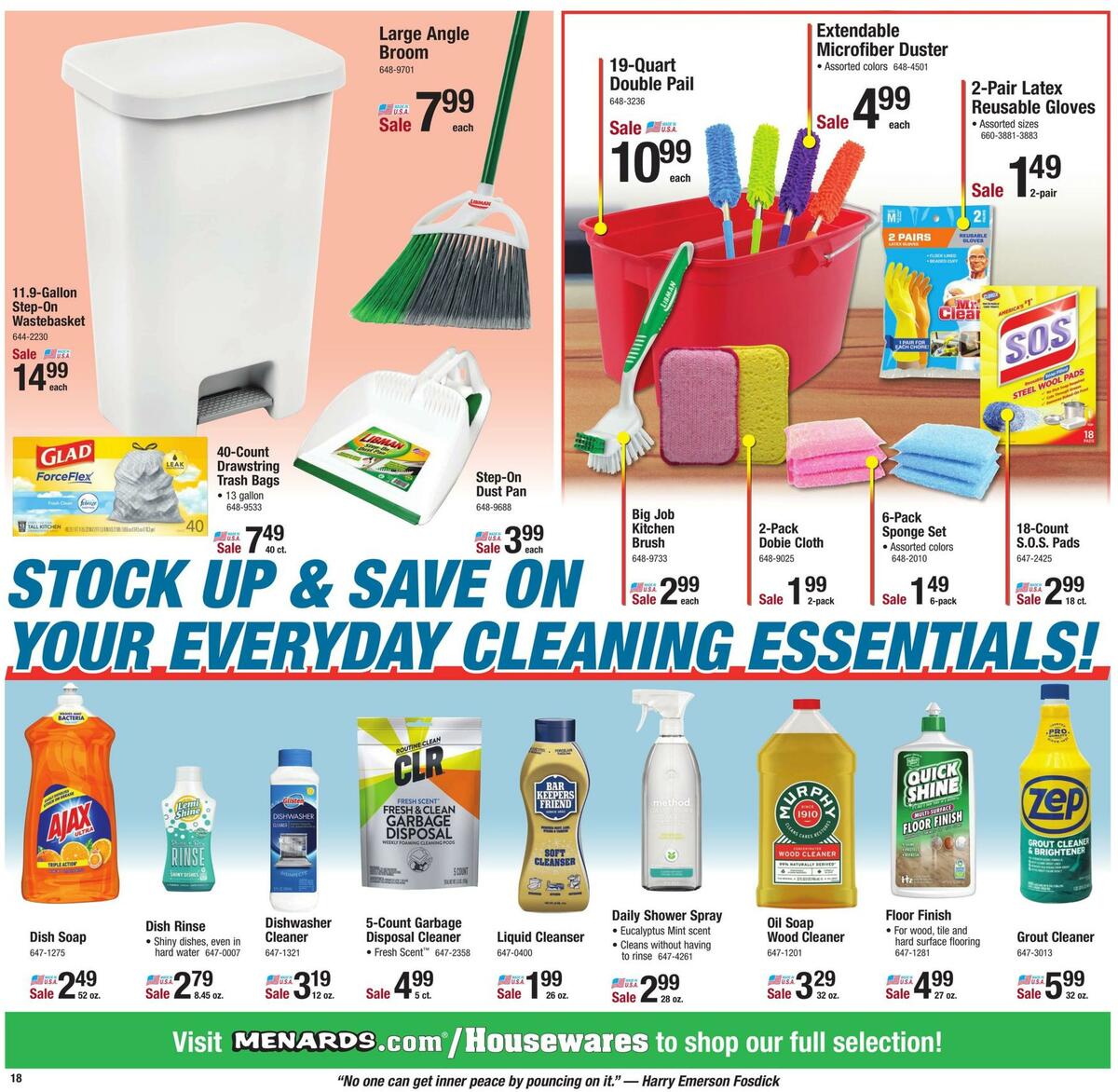 Menards Weekly Ad from January 16