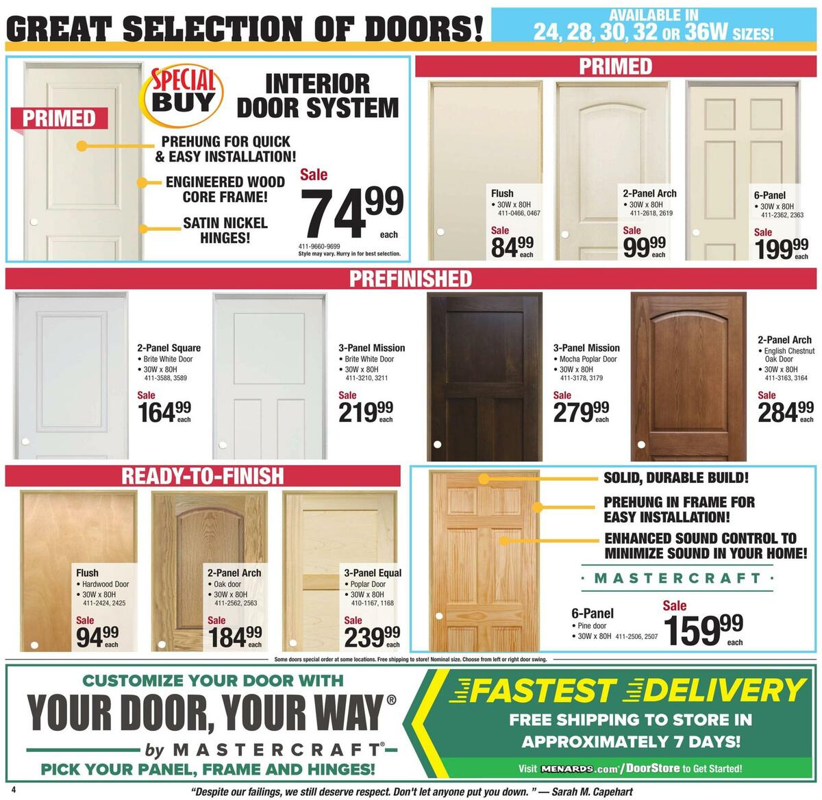 Menards Weekly Ad from January 19