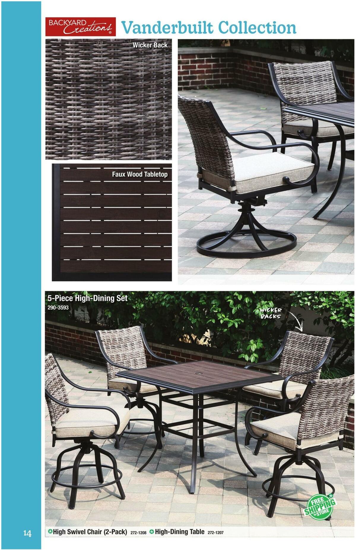 Menards Outdoor Living Weekly Ad from February 14