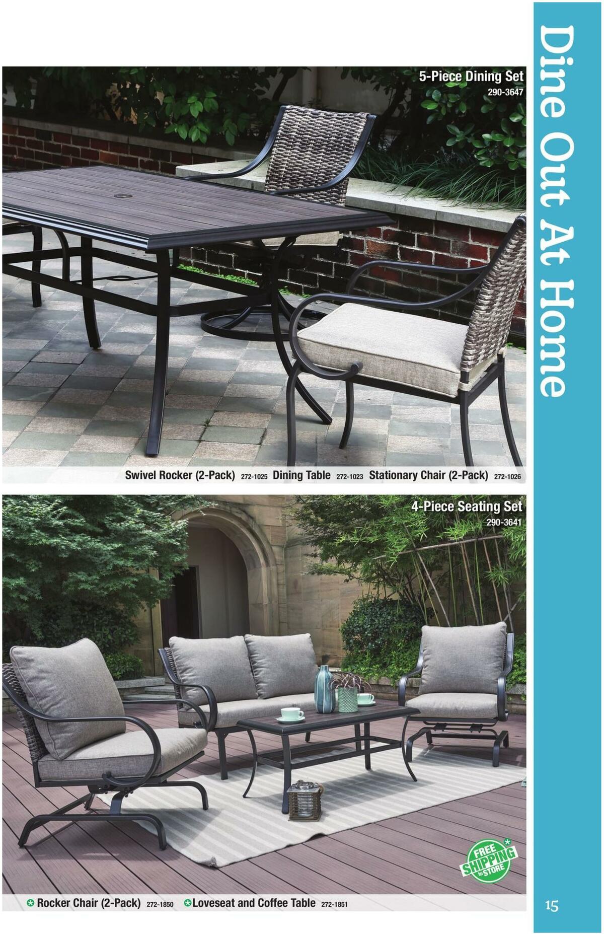 Menards Outdoor Living Weekly Ad from February 14