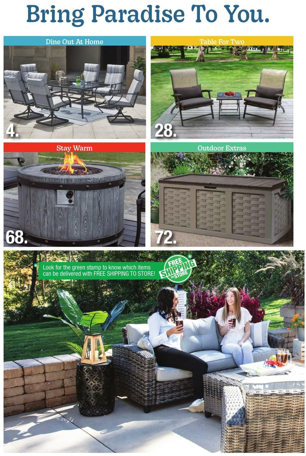 Menards Outdoor Living Weekly Ad from February 14