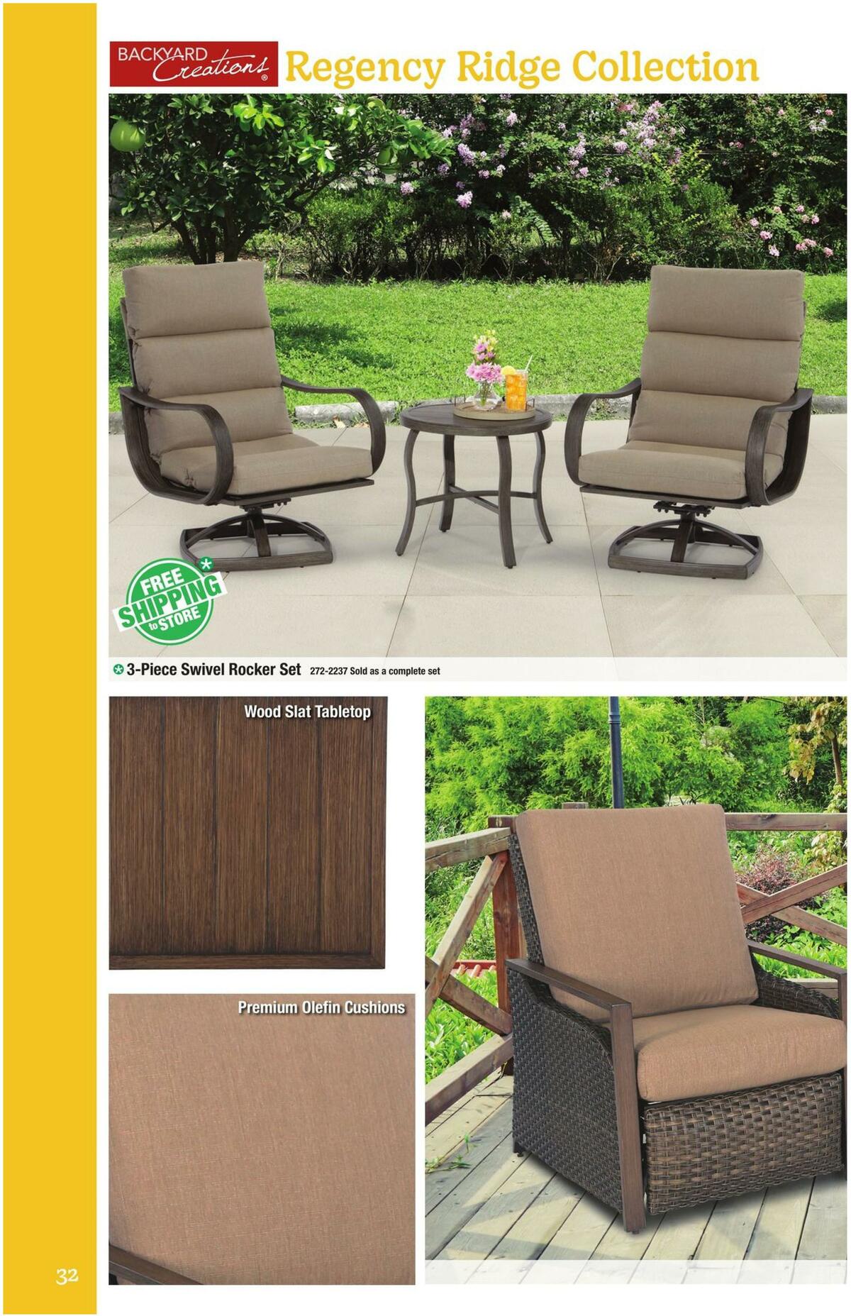 Menards Outdoor Living Weekly Ad from February 14