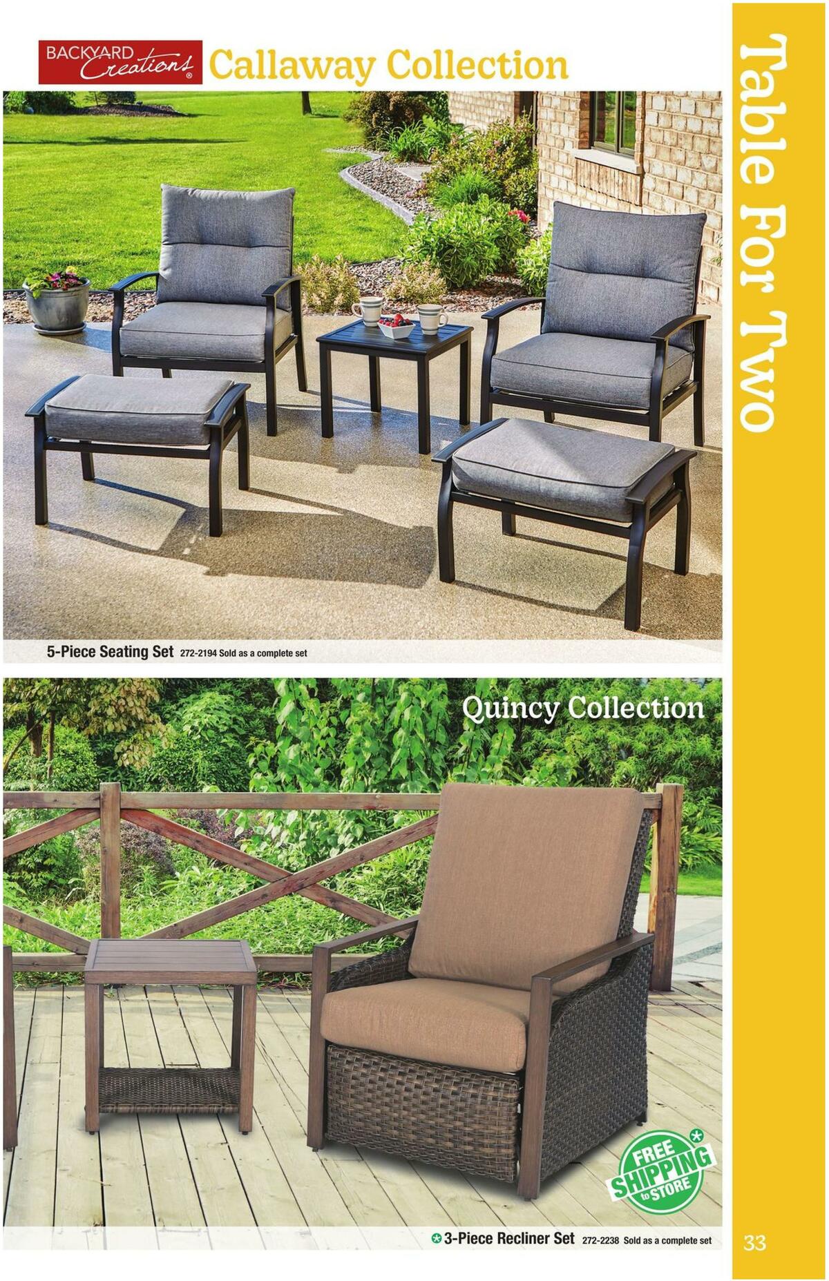 Menards Outdoor Living Weekly Ad from February 14