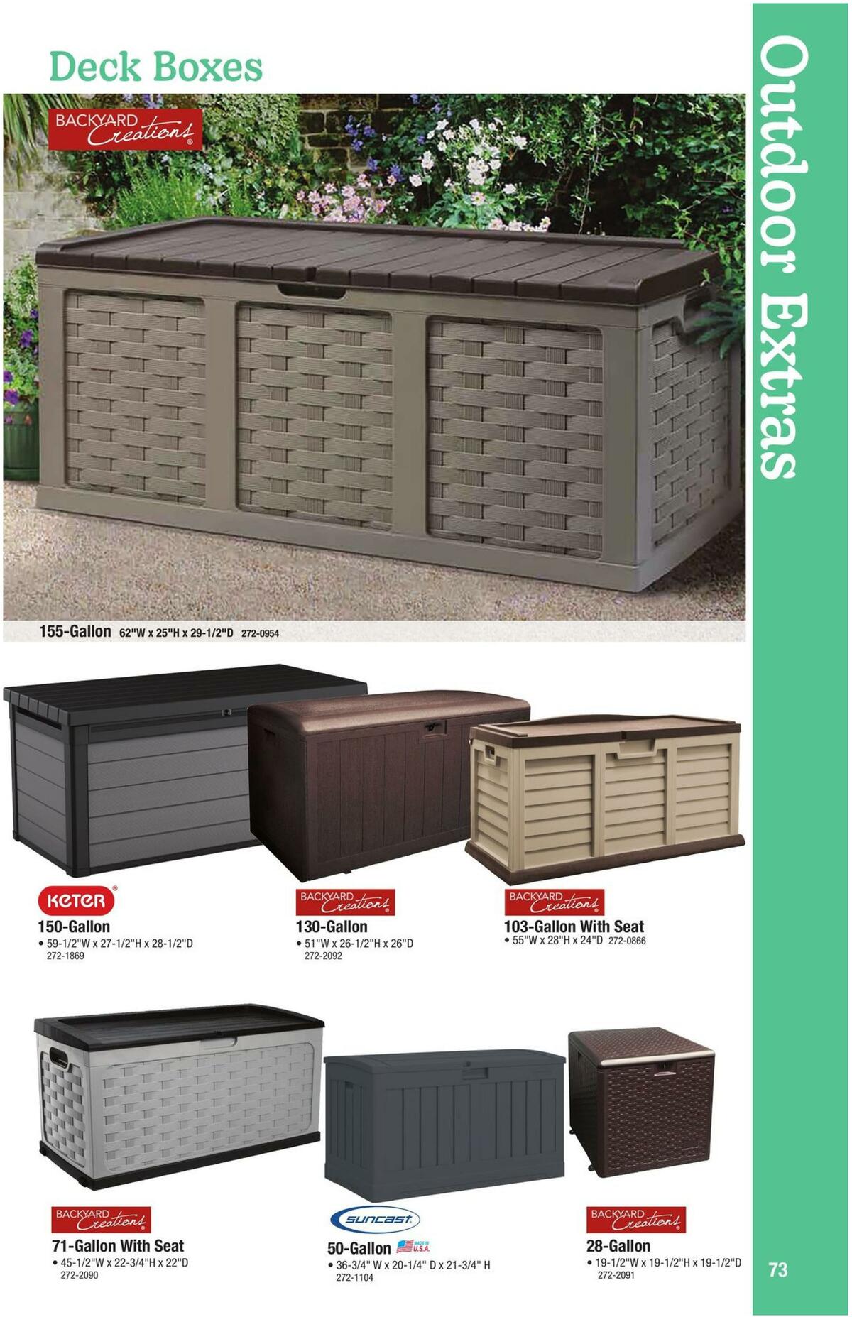Menards Outdoor Living Weekly Ad from February 14