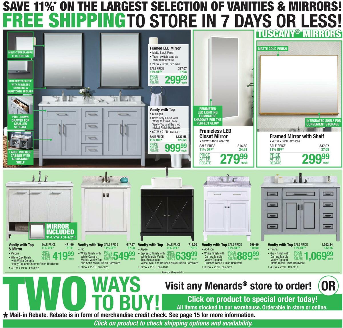Menards Weekly Ad from March 2