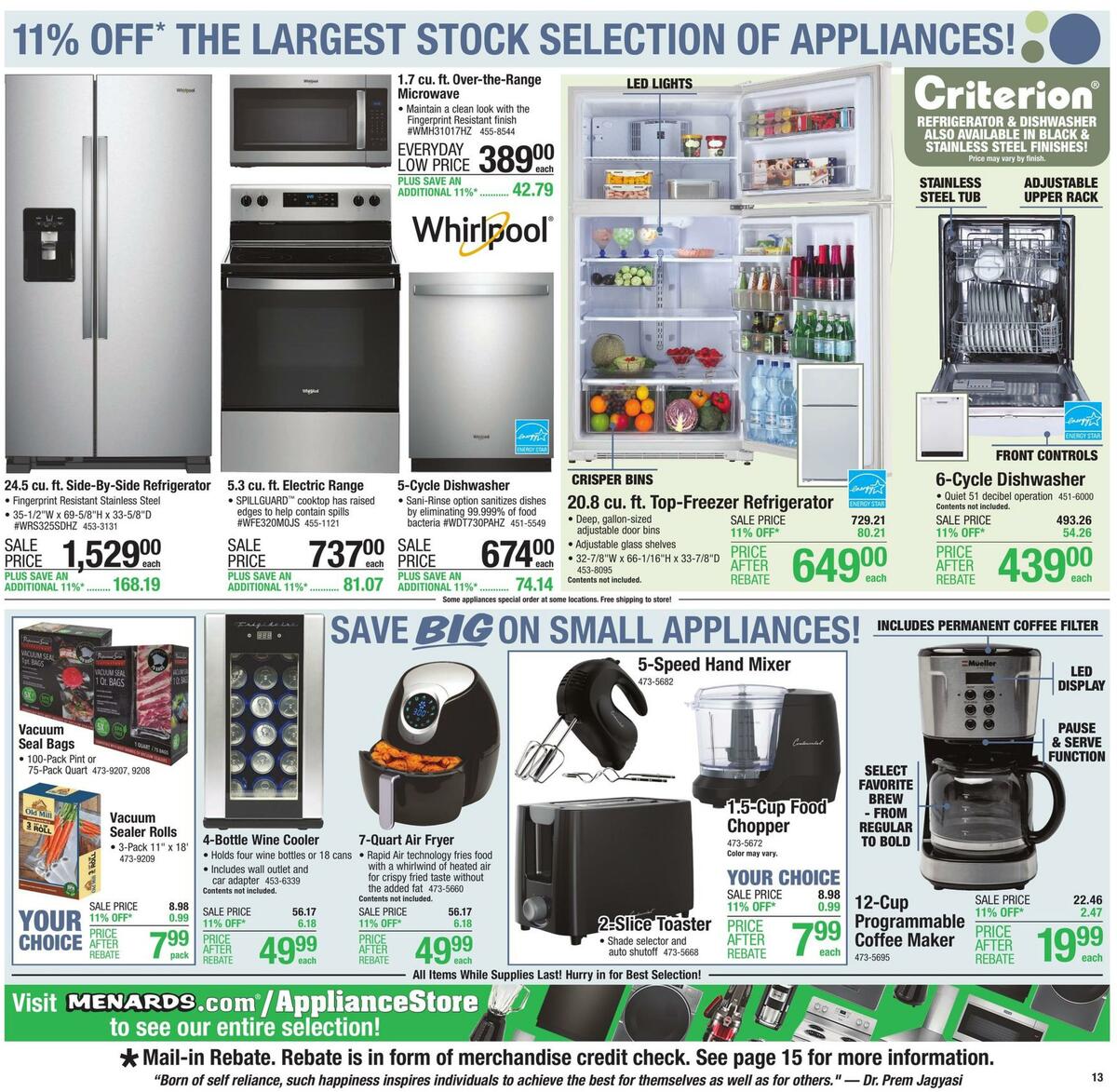 Menards Weekly Ad from March 2