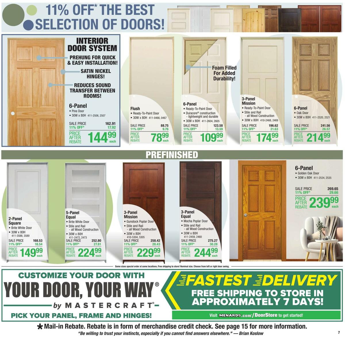 Menards Weekly Ad from March 2