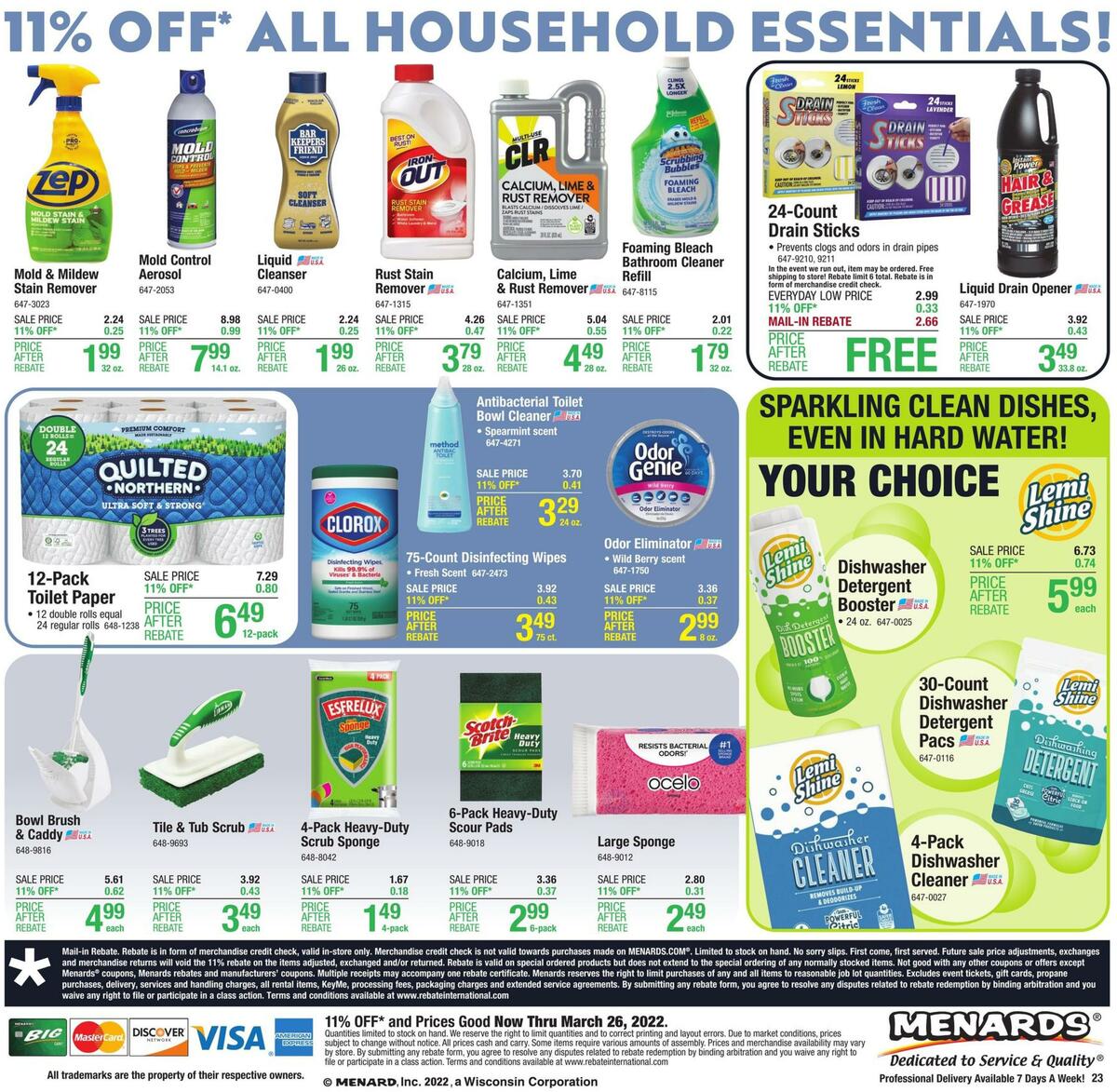 Menards Weekly Ad from March 17
