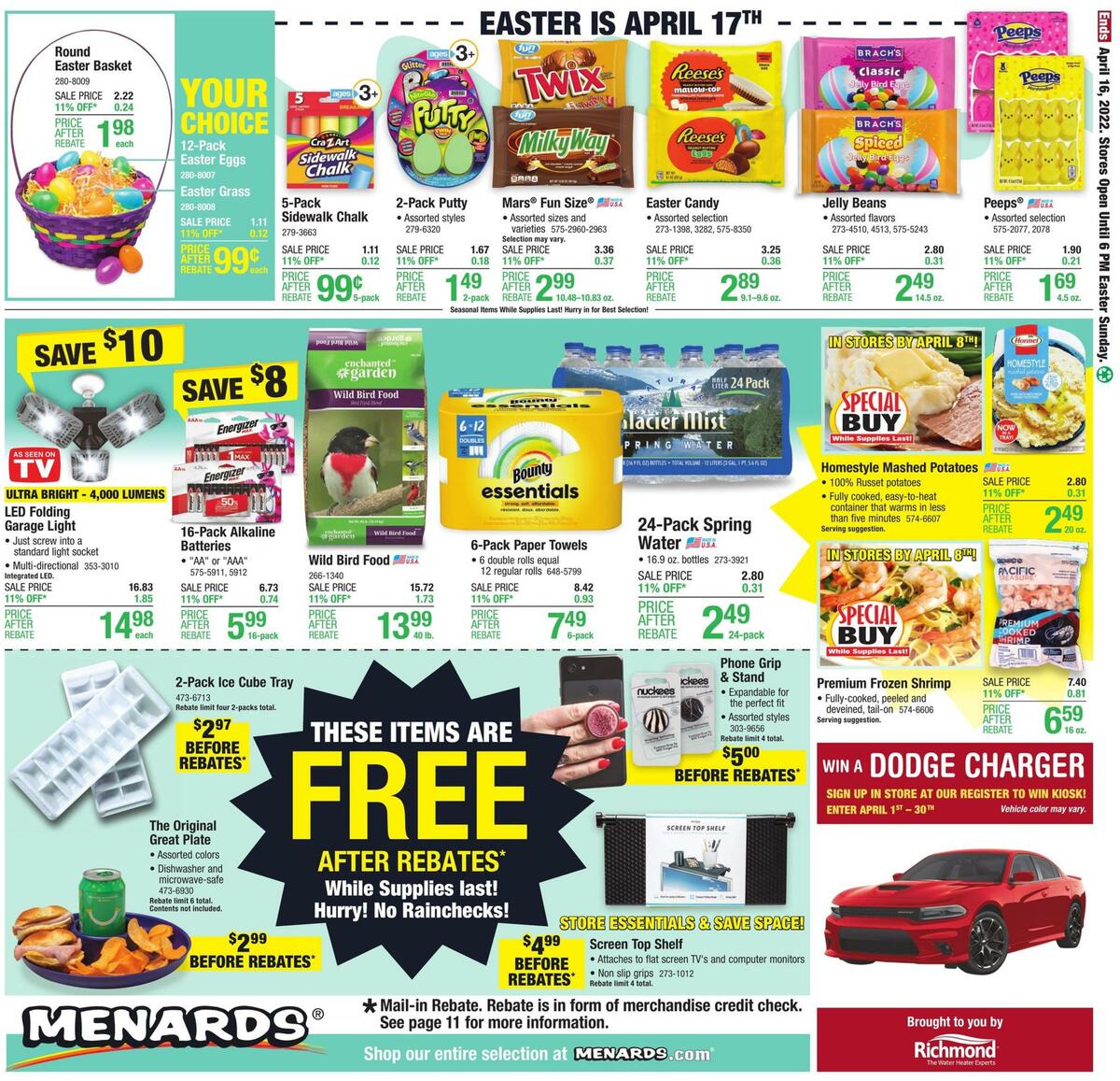 Menards Weekly Ad from April 7