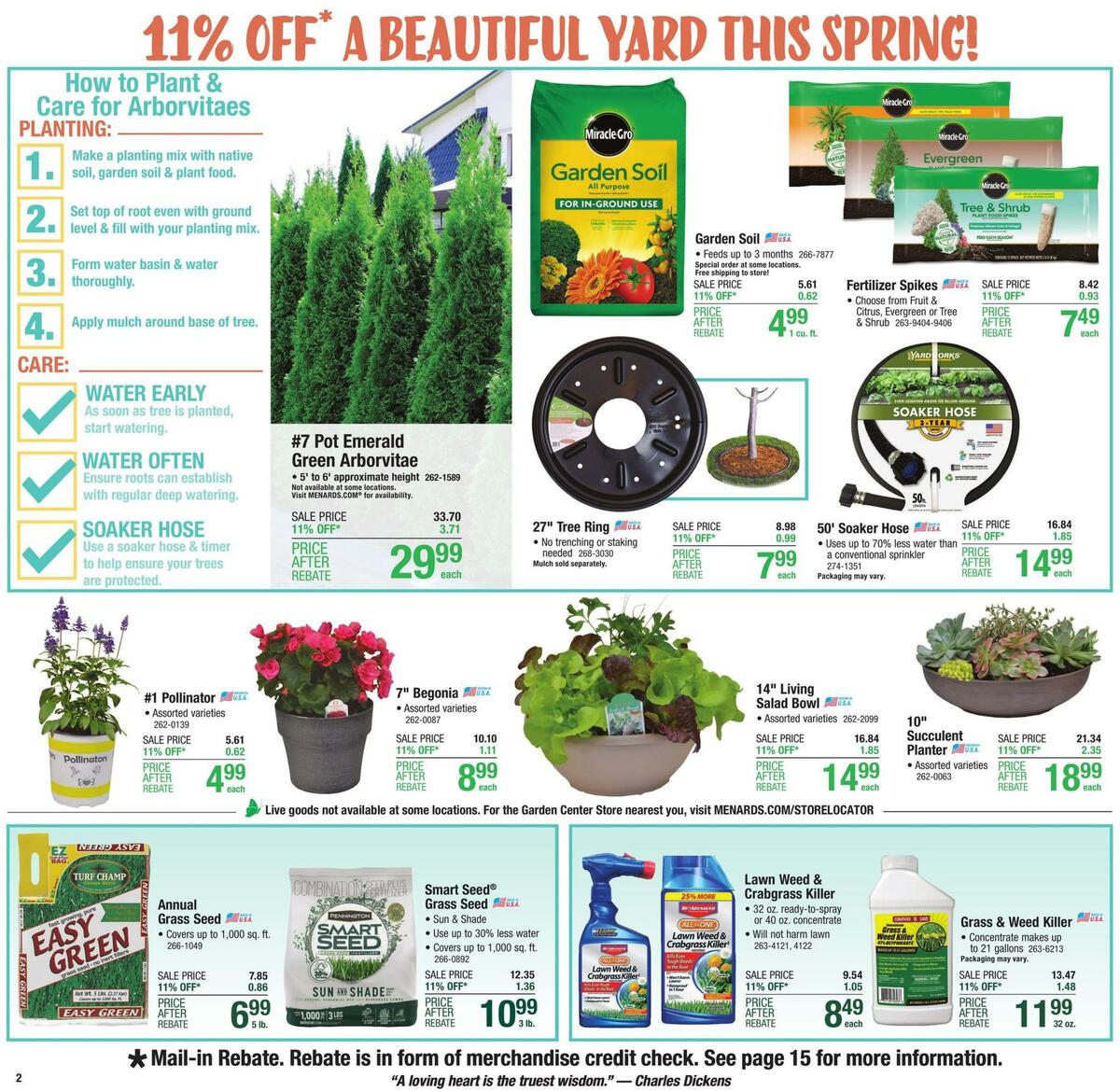 Menards Weekly Ad from April 14