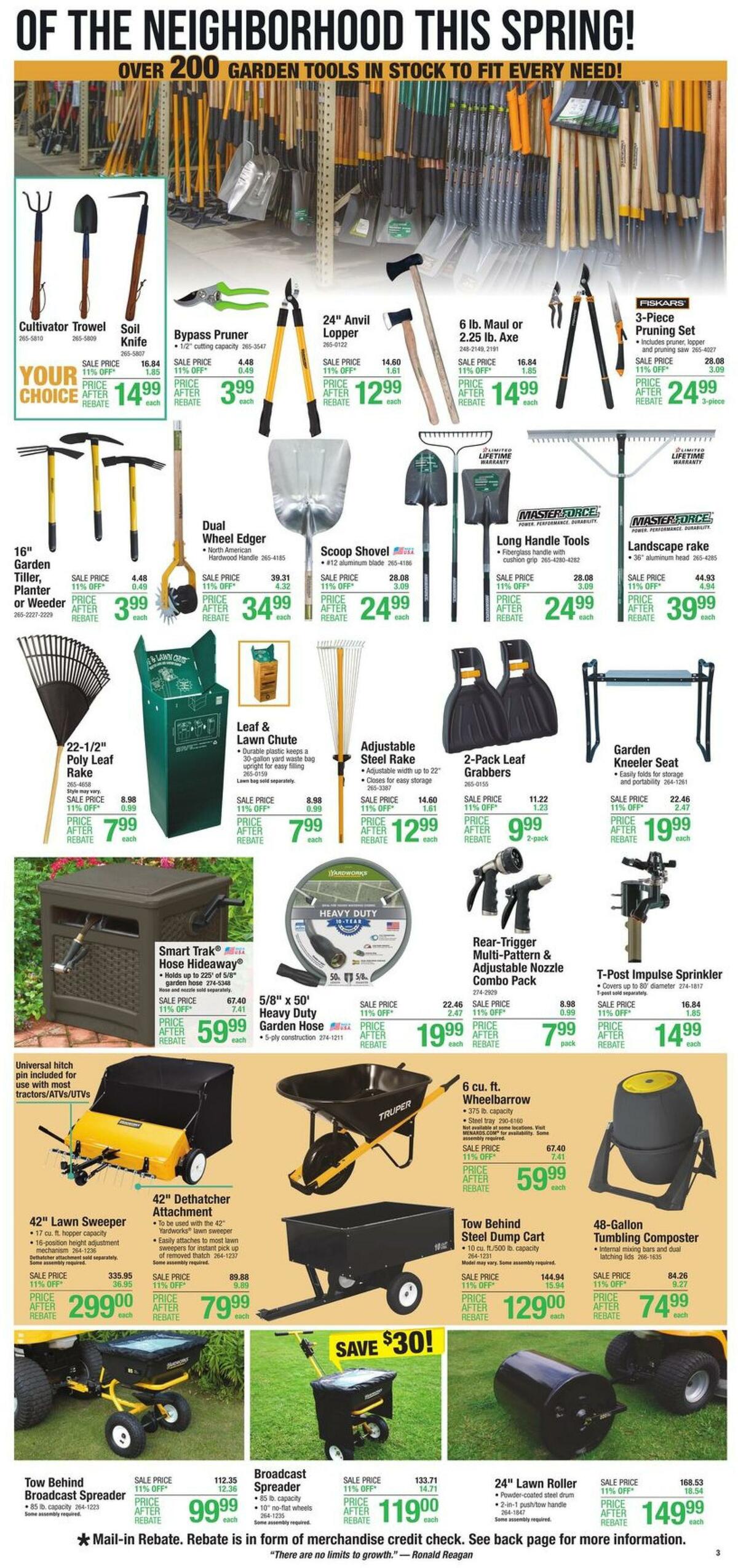 Menards Weekly Ad from April 27