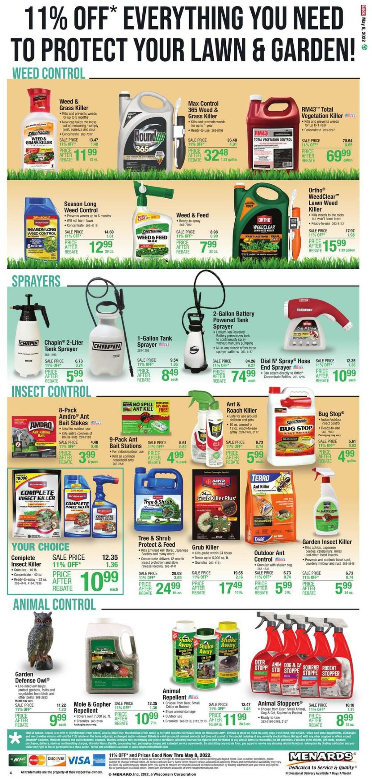 Menards Weekly Ad from April 27